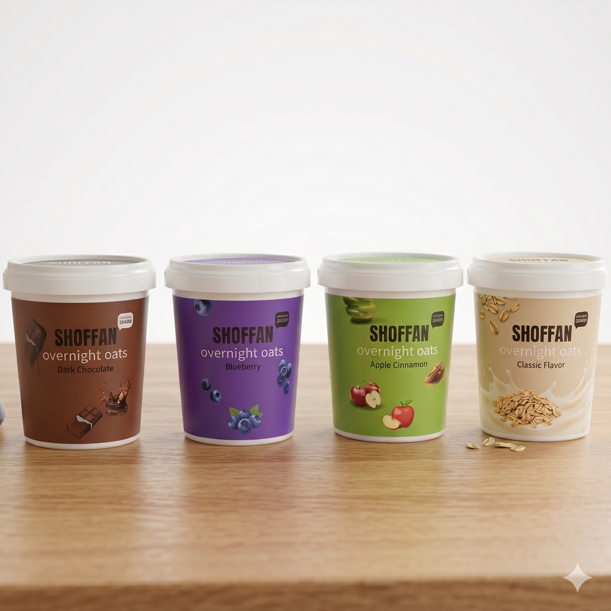 Overnight Oats Starter Bundle [4 Cups - 170gm]