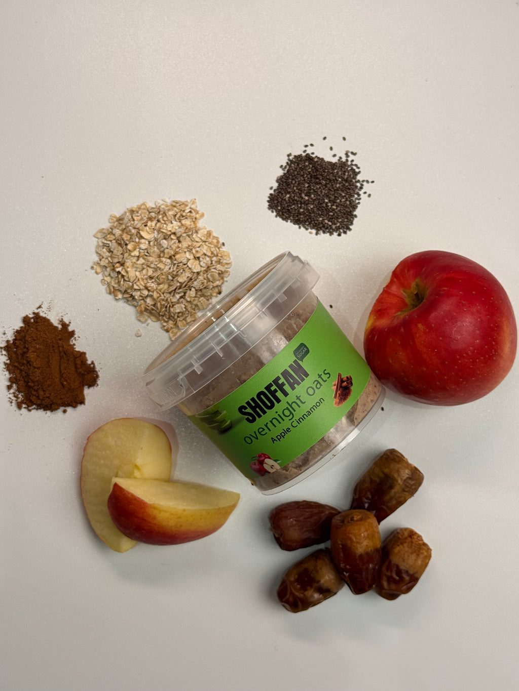 Apple Cinnamon Overnight Oats [270 gm - Meal]