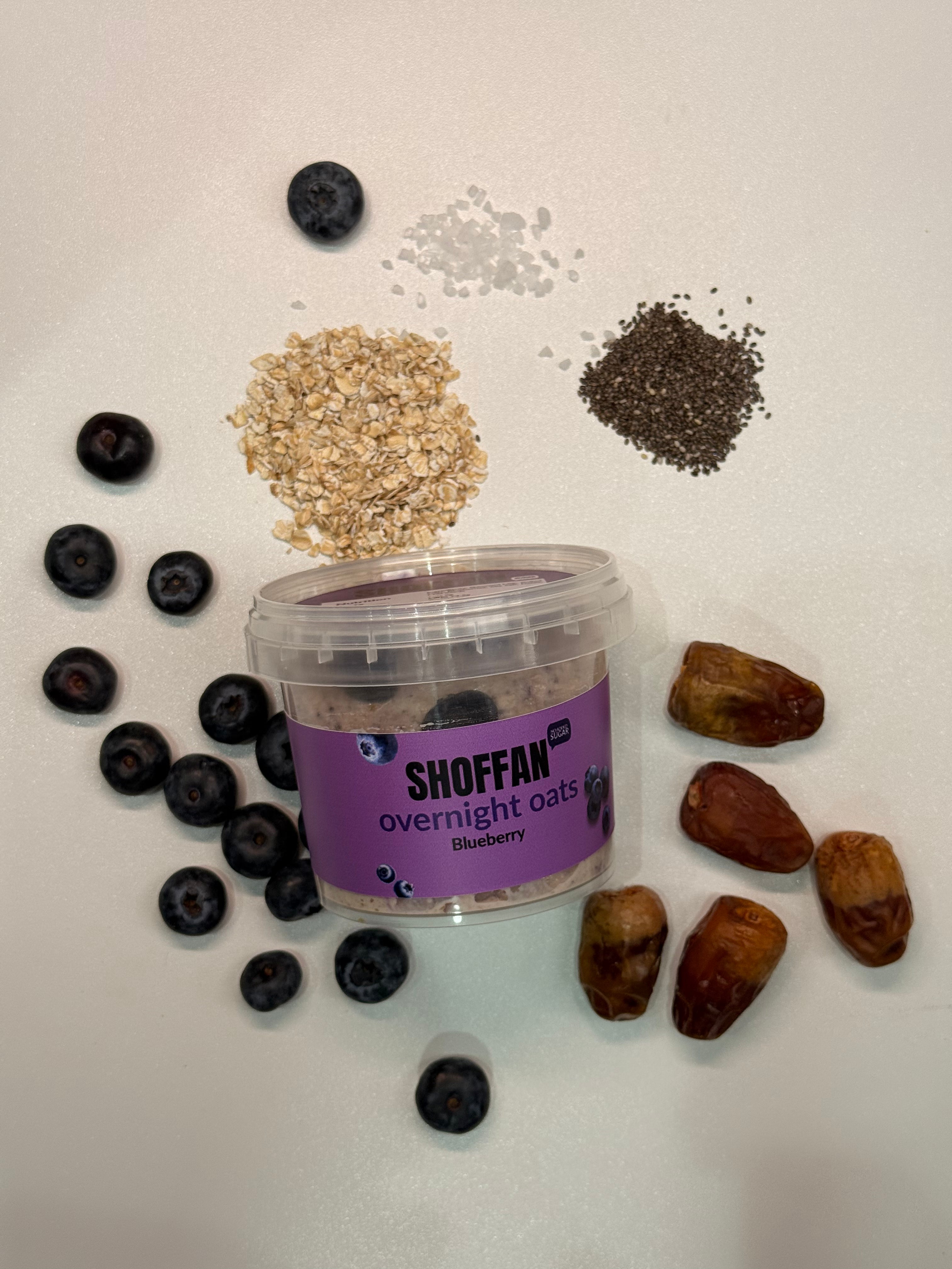 Blueberry Overnight Oats [270 gm - Meal]