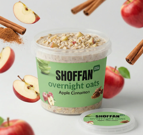 Apple Cinnamon Overnight Oats [270 gm - Meal]